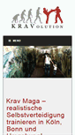 Mobile Screenshot of koeln-krav-maga.de